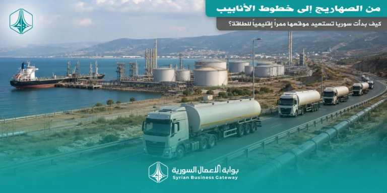 من الصهاريج إلى خطوط الأنابيب: كيف بدأت سوريا تستعيد موقعها ممراً إقليمياً للطاقة؟
