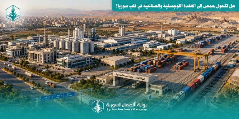 135 فرصة ومرفأ جاف بـ10 ملايين طن: هل تتحول حمص إلى العقدة اللوجستية والصناعية في قلب سوريا؟