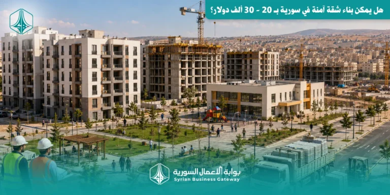 إذا دخلت TOKİ إلى سوريا.. هل يمكن بناء شقة آمنة بـ20–30 ألف دولار؟